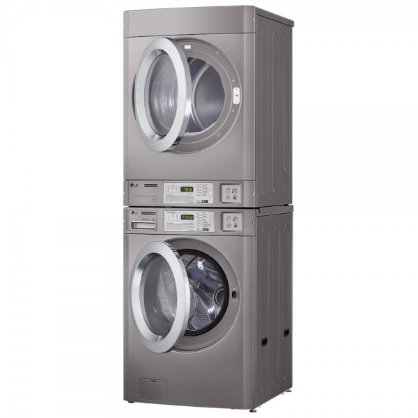 Colonne lave linge et sèche linge semi professionnel 16 kg - LG Giant