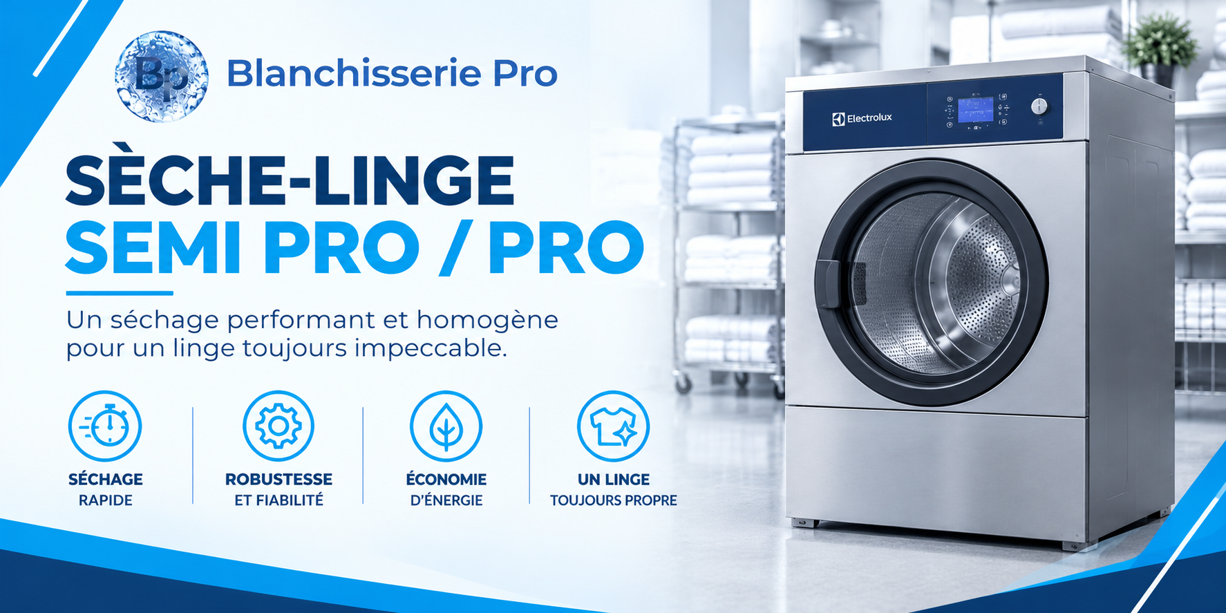 Sèche-linge semi-professionnels et professionnels